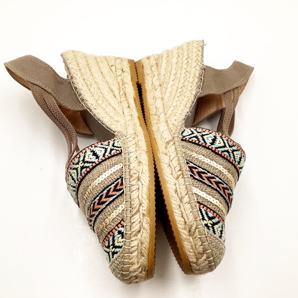 {Vidorreta}Patterned Sequin Espadrilles - image 4